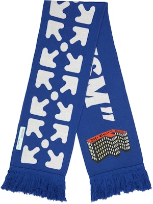 Off-White Building Scarf Blue/White Order Off-White Building Scarf Blue/White