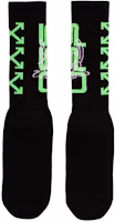 Off-White Harry The Bunny Socks Black/Green/White Off-White Harry The Bunny Socks Black/Green/White