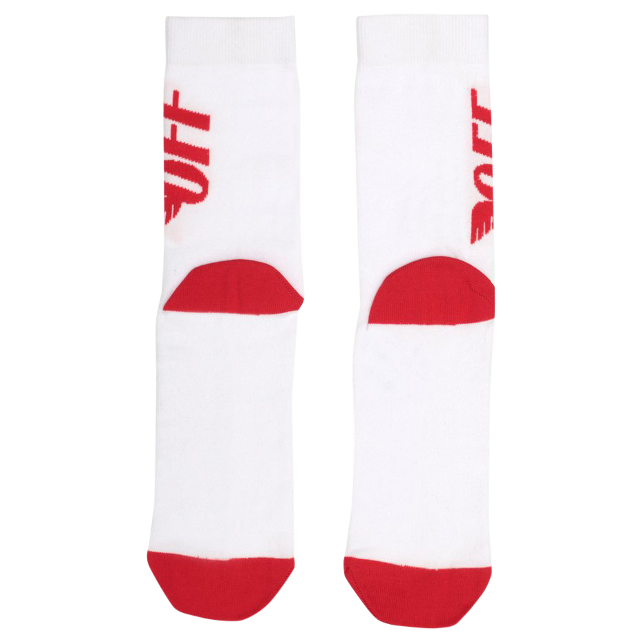 Off‑White Off Wings Socks White/Red - Novelship