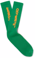 Off-White Logo Intarsia Stretch Socks (SS19) Green/Orange Off-White Logo Intarsia Stretch Socks (SS19) Green/Orange