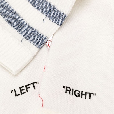 Off-White Reversed Diag Sport Socks White/Red Order Off-White Reversed Diag Sport Socks White/Red