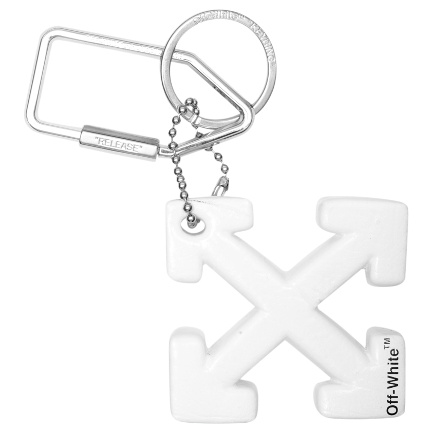 White keychain on sale