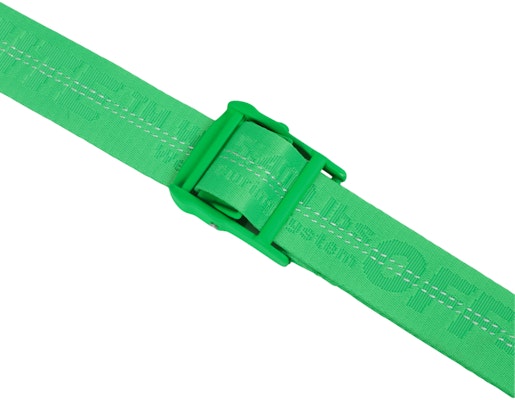 Off-White Industrial Belt (SS19) Brilliant Green Lookbook Off-White Industrial Belt (SS19) Brilliant Green