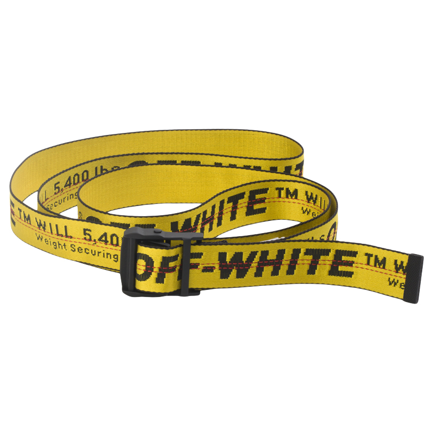 Industrial belt off outlet white yellow