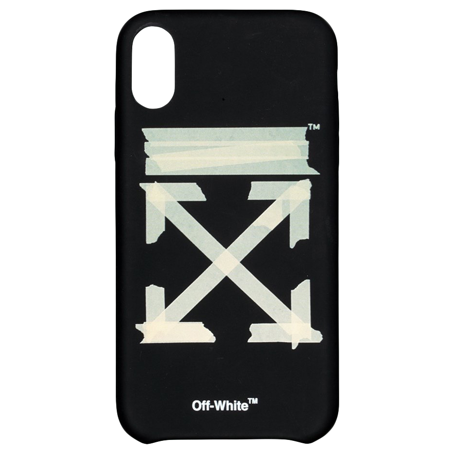 Off‑White Tape Arrows iPhone XR Case Black/Beige - Novelship