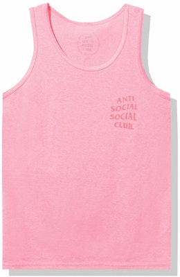 Anti Social Social Club Goodbye Summer Tank Tank Pink Order Anti Social Social Club Goodbye Summer Tank Tank Pink