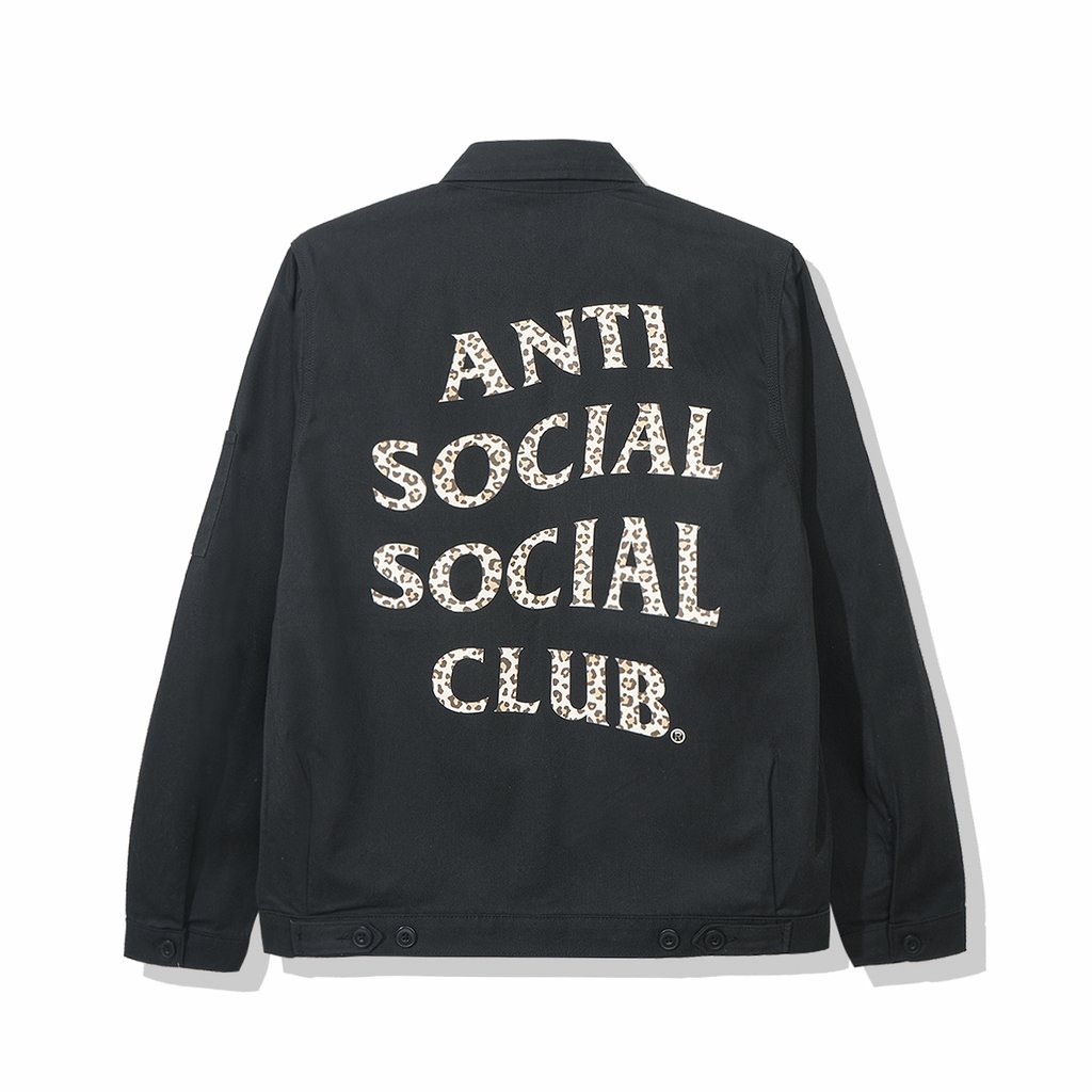 Anti Social Social Club Lube Jacket Black
