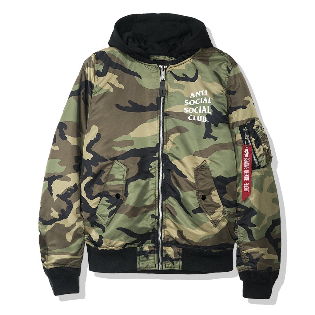 Anti Social Social Club Urus MA1 Jacket (FW19) Camo - Novelship