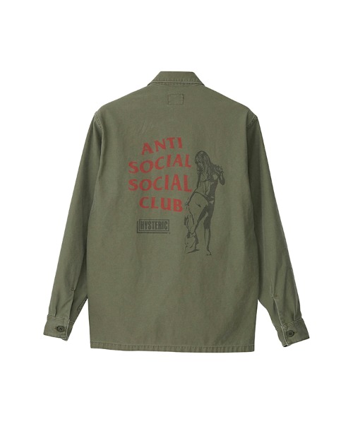 Anti Social Social Club x Hysteric Glamour BDU Shirt Olive - Novelship