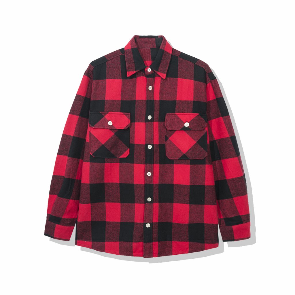 Anti Social Social Club Frantic Flannel Red - Novelship