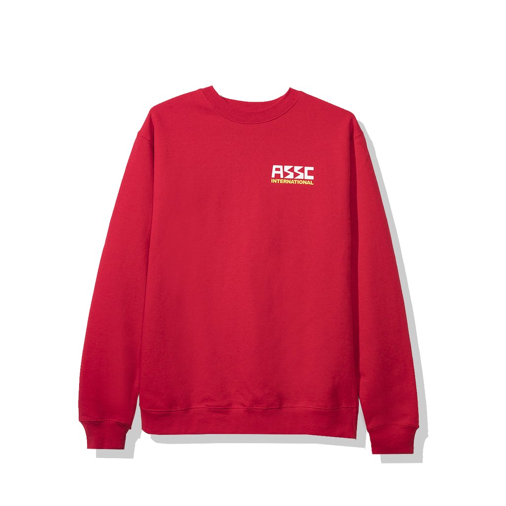 Anti Social Social Club 300ZX Crewneck (FW19) Red - Novelship