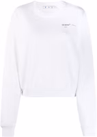 Off-White Cropped Meteor Palette Sweatshirt White/Multicolor Off-White Cropped Meteor Palette Sweatshirt White/Multicolor