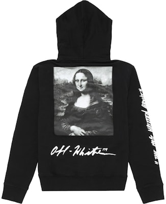 Off-White Monalisa Graphic Print Hoodie Black/White Order Off-White Monalisa Graphic Print Hoodie Black/White