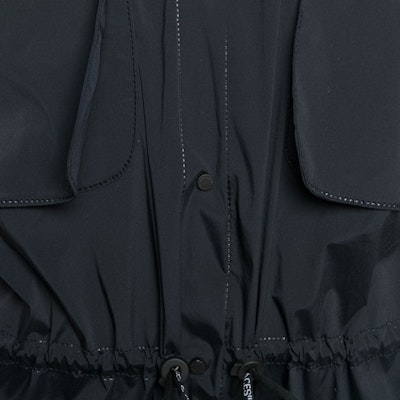 Off-White Oversized Utility Drawstring Logo Gilet Black/White Lookbook Off-White Oversized Utility Drawstring Logo Gilet Black/White