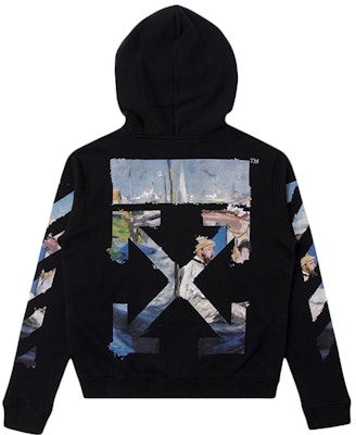 Zip Up Off White Diag Gradient Sweatshirt Off White Diagonal