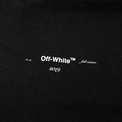 Off-White 3D Marker Diag Sweatshirt Black/White Order Off-White 3D Marker Diag Sweatshirt Black/White