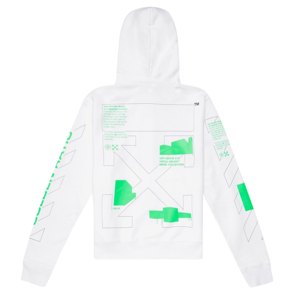 Arch shapes hoodie off white hot sale