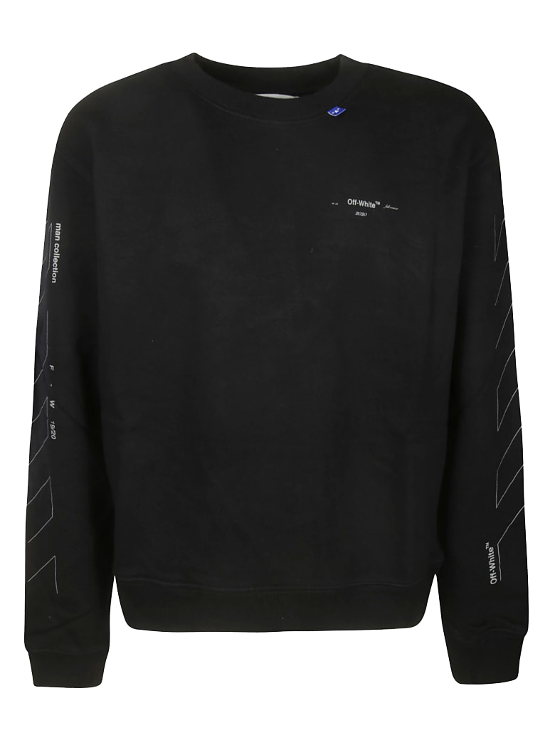 Off white hot sale unfinished sweatshirt