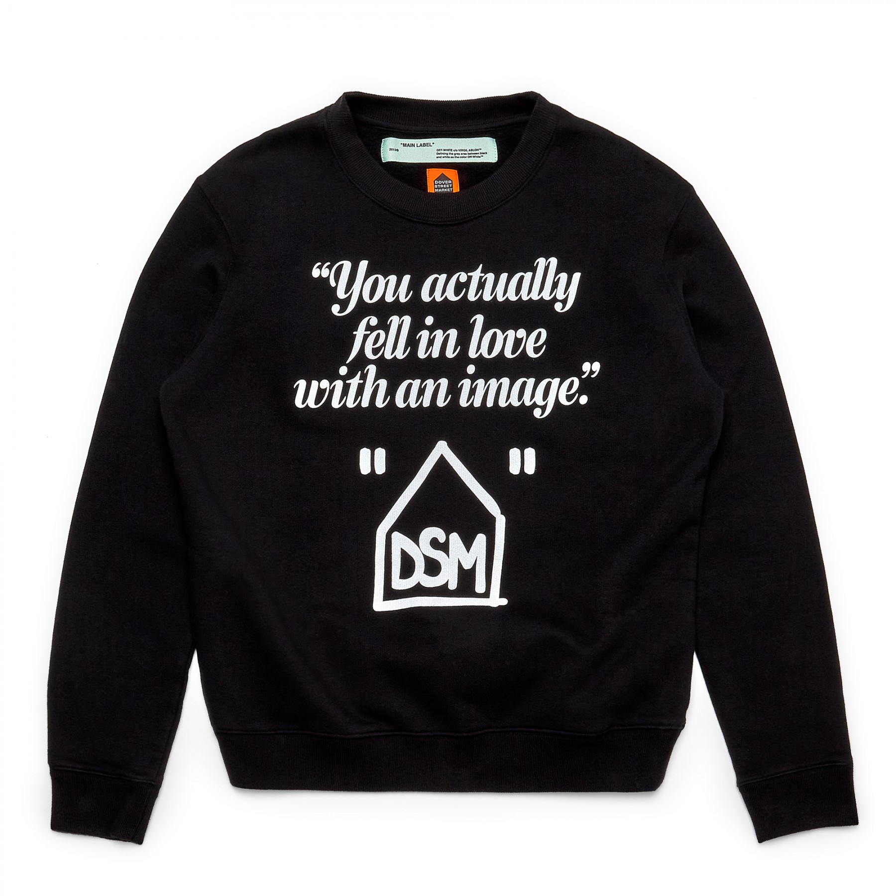 Buy Off White x Dover Street Market Crewneck Black Novelship