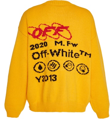 Off-White Industrial Y013 Sweater Yellow/Black Order Off-White Industrial Y013 Sweater Yellow/Black