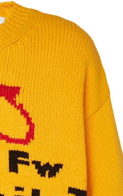 Off-White Industrial Y013 Sweater Yellow/Black Lookbook Off-White Industrial Y013 Sweater Yellow/Black