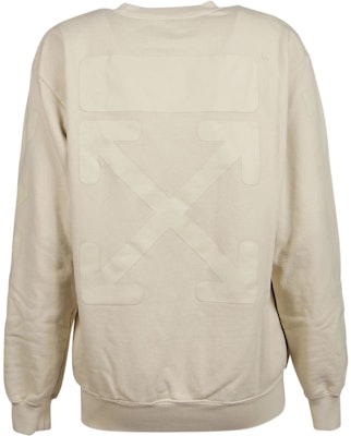 Off-White Oversized Diag Sweatshirt Ecru Order Off-White Oversized Diag Sweatshirt Ecru