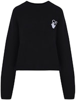 Off-White New Logo Knit Sweater Black/White Off-White New Logo Knit Sweater Black/White
