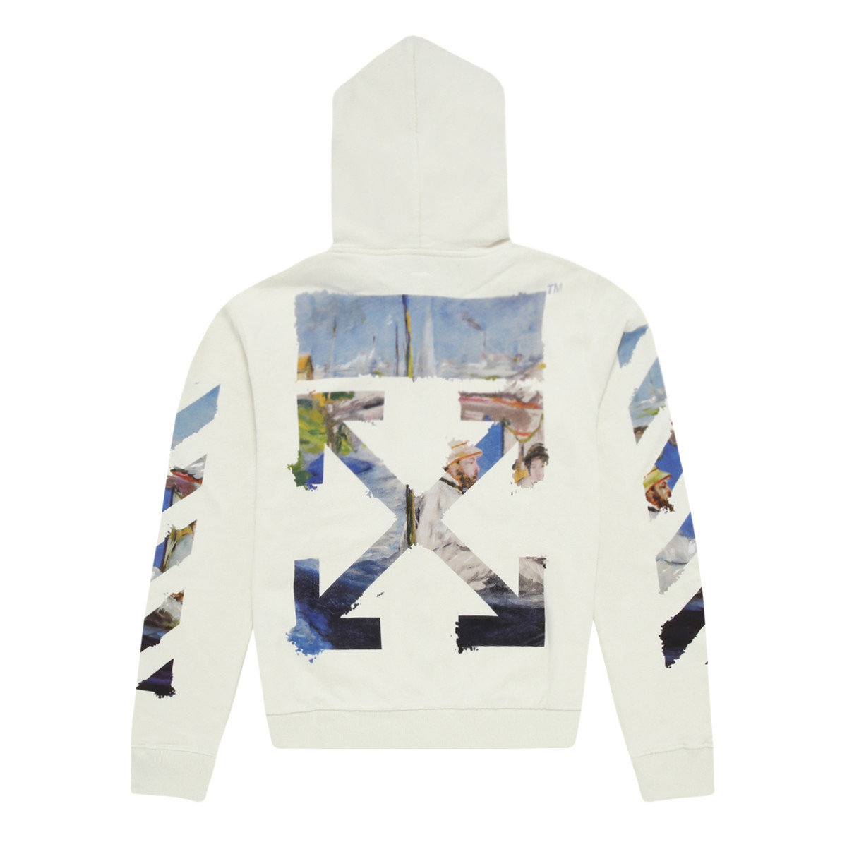 Off white multicolor hoodie sale