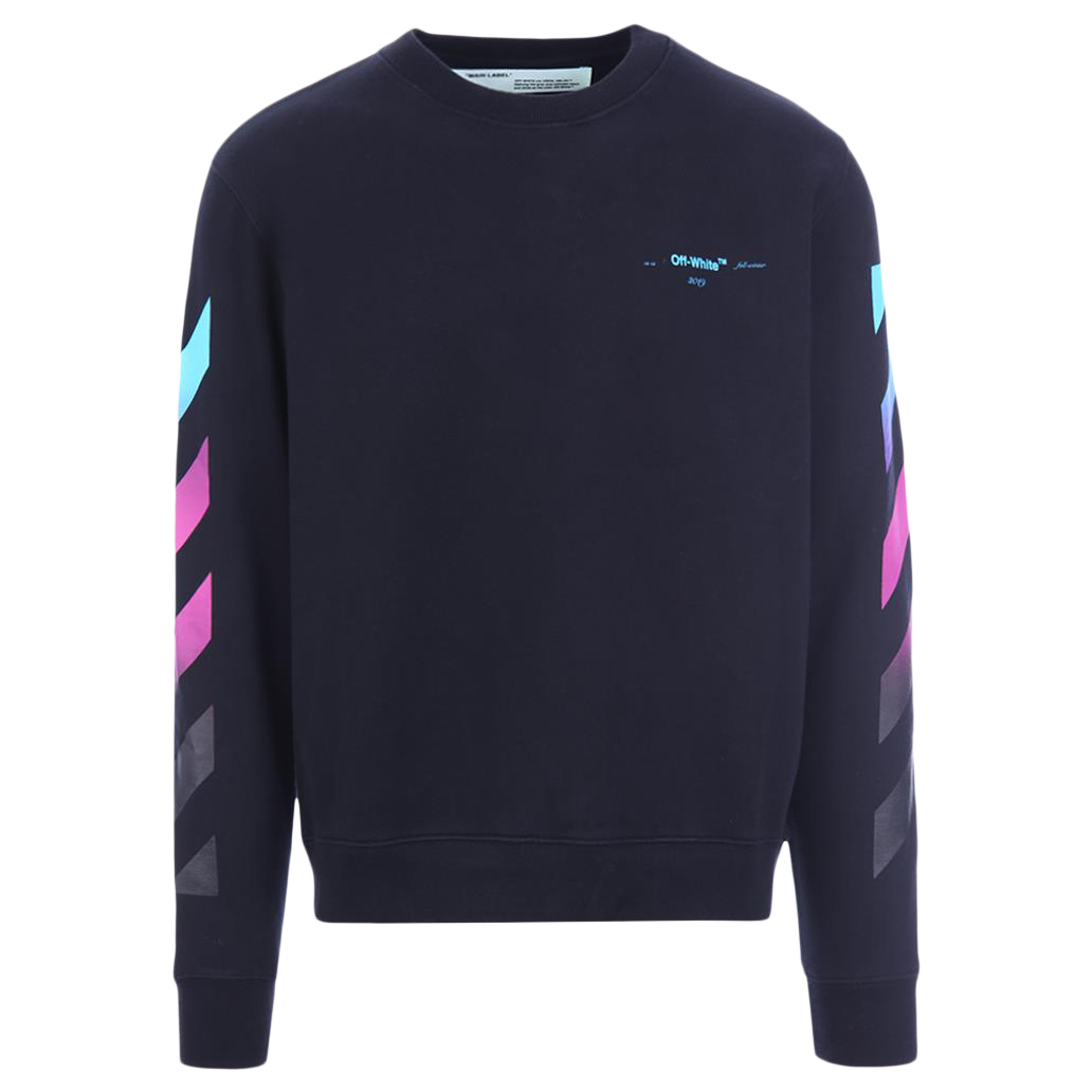 Off white on sale diag gradient sweatshirt