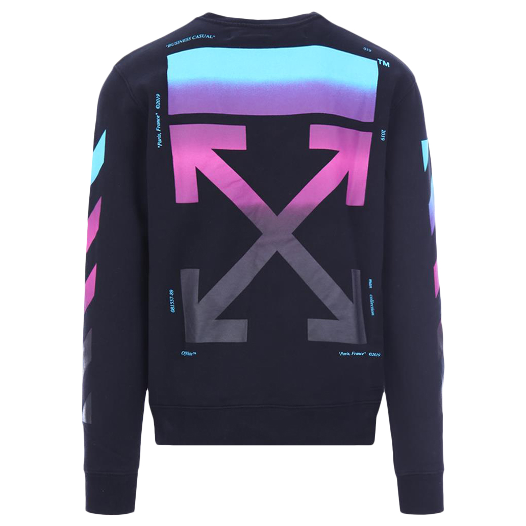 Off white hotsell gradient sweatshirt