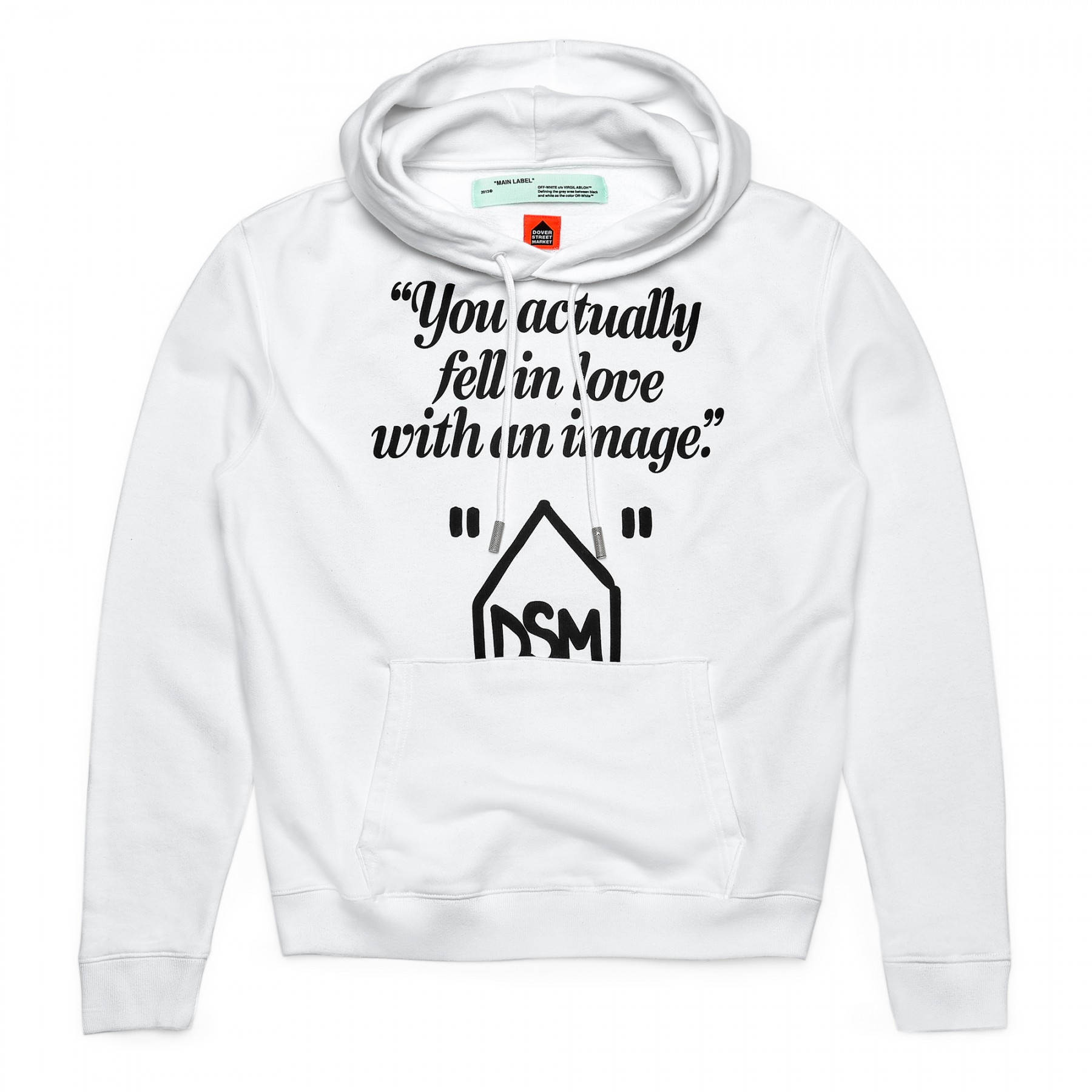 Off White x Dover Street Market Hoodie White Novelship