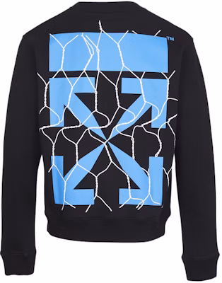 Off-White Fence Arrows Sweatshirt Black/Blue Order Off-White Fence Arrows Sweatshirt Black/Blue