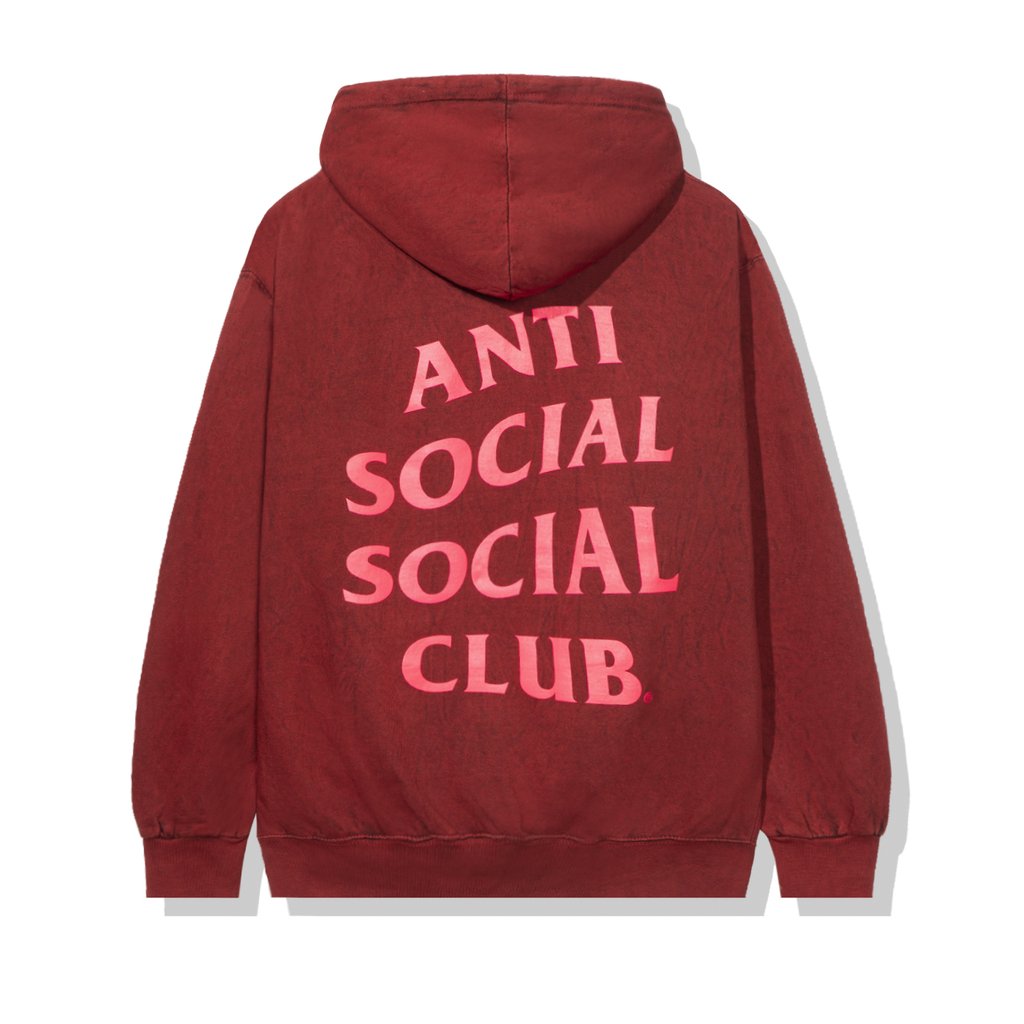 Anti Social Social Club Don't Hoodie Red - Novelship