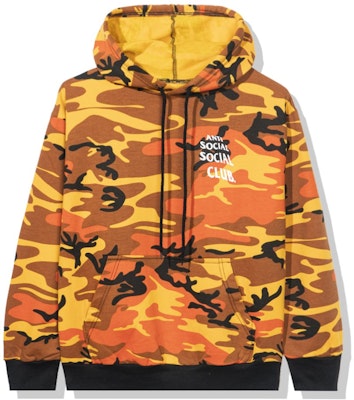 Anti Social Social Club True Colors Orange Hoodie Camo Order Anti Social Social Club True Colors Orange Hoodie Camo