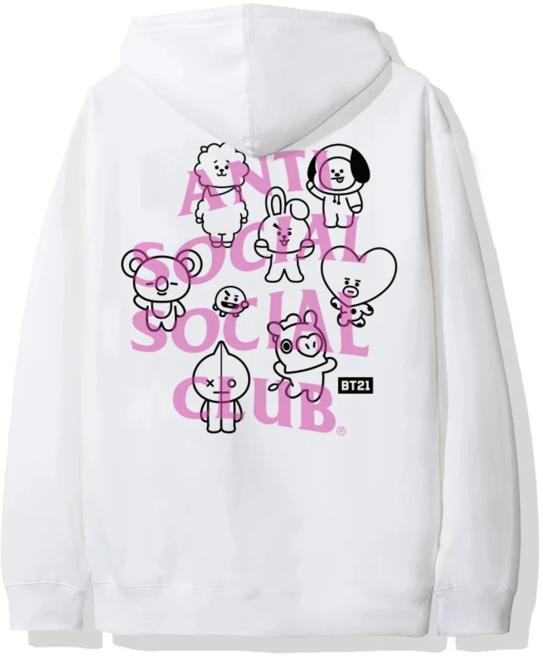 Tee Shirt Anti Social Social Club Bt21 Store Assc Store Assc Bt21