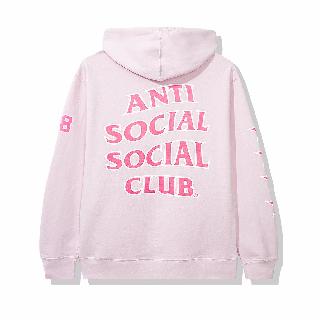 Anti Social Social Club Sports Hoodie Pink - Novelship