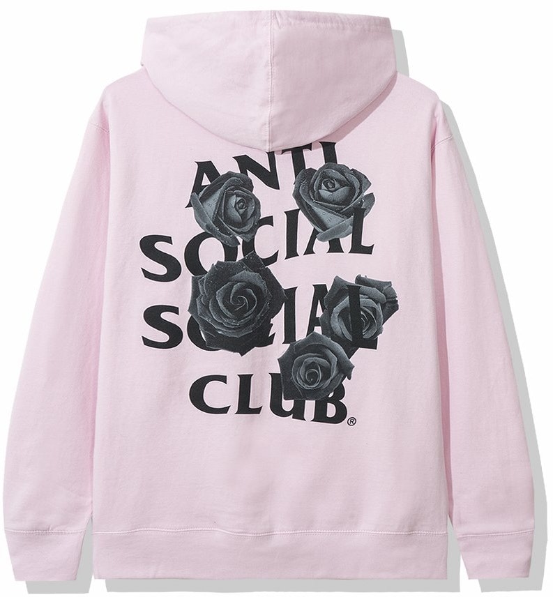 Anti Social Social Club Bat Emoji Hoodie Pink - Novelship