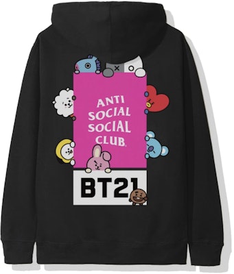 Anti social top club bt21 hoodie