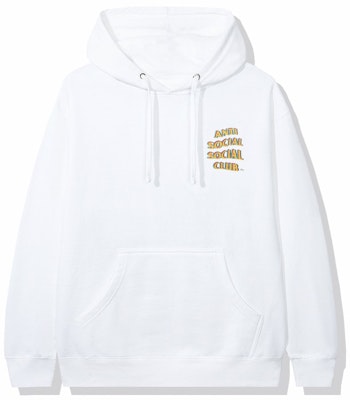 Anti Social Social Club Stir Crazy Hoodie White Order Anti Social Social Club Stir Crazy Hoodie White