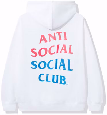 Anti Social Social Club Pinto Hoodie White Order Anti Social Social Club Pinto Hoodie White
