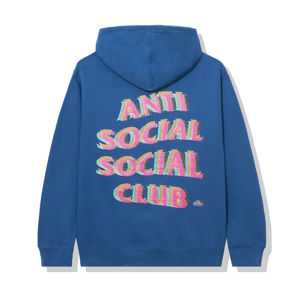 Anti social social on sale club blue hoodie