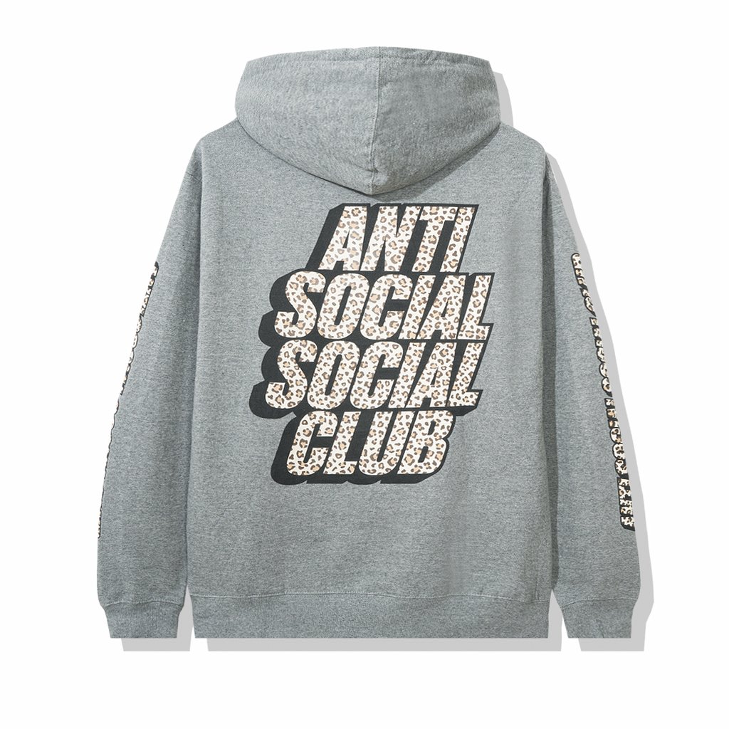 Anti social social 2025 club grey hoodie