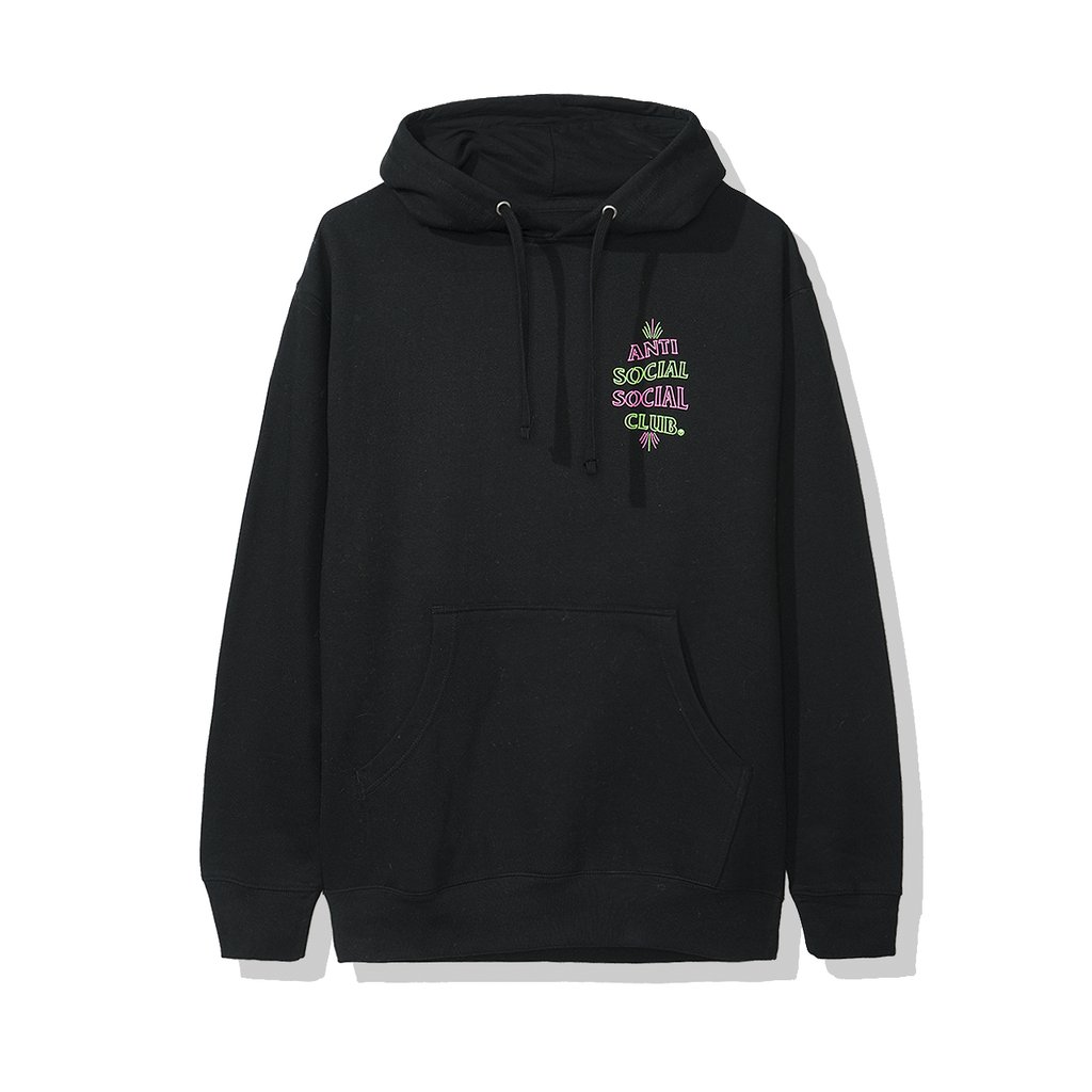 anti social social club 777 Black Hoodie