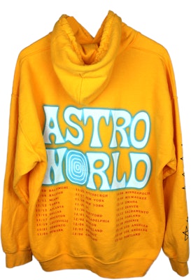 Travis scott sales astroworld yellow hoodie