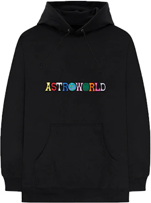 Black astroworld hoodie best sale