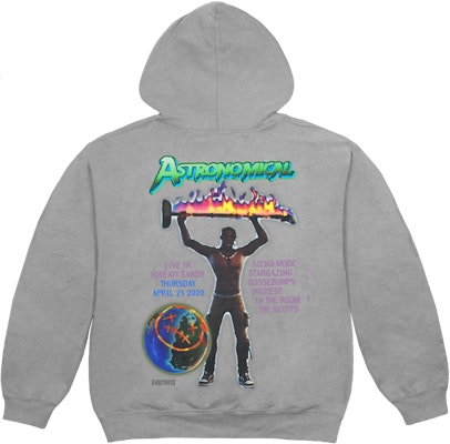 Travis Scott CJ Astro Hoodie Washed Grey Order Travis Scott CJ Astro Hoodie Washed Grey