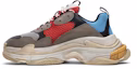 Lookbook Balenciaga Triple S Kelabu Merah Biru 512175 W09O2 4365