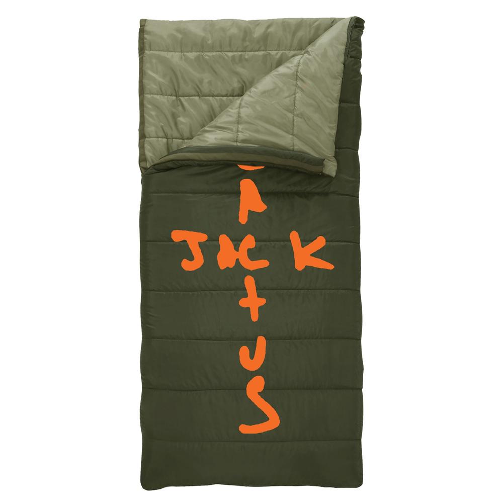 Travis Scott Cactus Jack Sleeping Bag Olive - Novelship