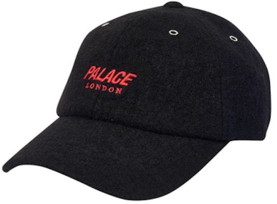 Palace Wool-Up 6-Panel Black Buy Palace Wool-Up 6-Panel Black