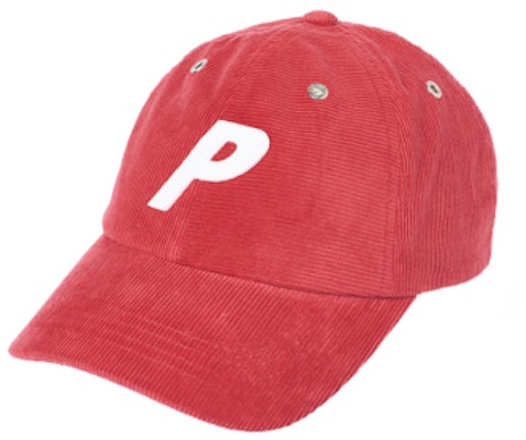 Palace P Cord 6-Panel Red Buy Palace P Cord 6-Panel Red